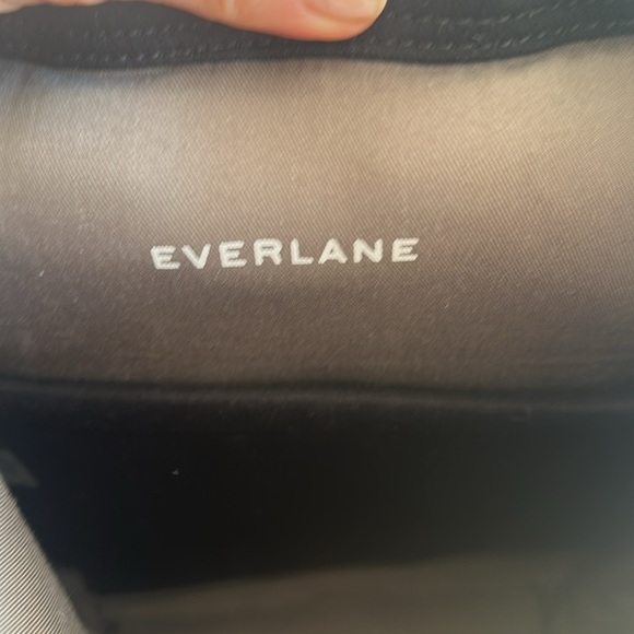 The Everlane Modern Twill Single Snap Backpack in Black - Picture 7 of 9